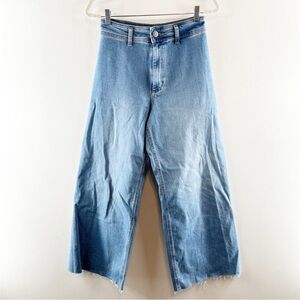 Zara Light Blue Flare Jeans